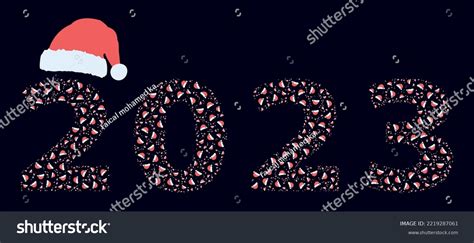 Christmas Design 2023 Vector Art Stock Vector Royalty Free 2219287061