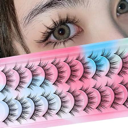 Amazon Dslong Manga Lashes Natural Look Anime Lashes Japanese