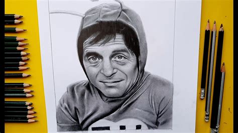 Dibujo Del Chapulín Colorado A Lápiz Chespirito Youtube