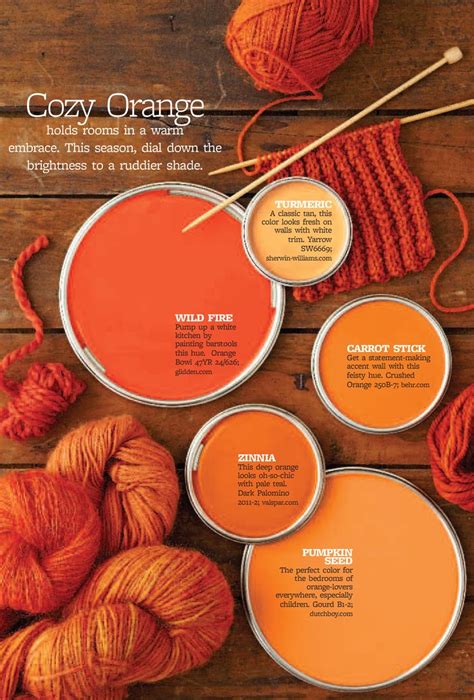 Better Homes And Gardens Cozy Orange Orange Color Palettes Orange