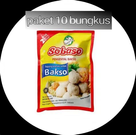 Sobaso Tepung Pengenyal Bakso 32gr 10 Bungkus Lazada Indonesia