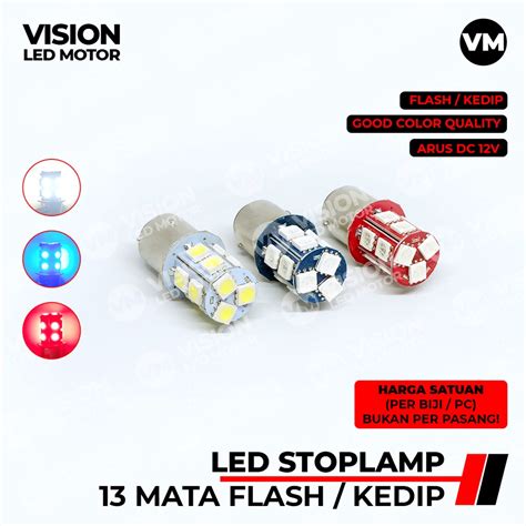 Jual Werace Lampu Stop Led Mata Model Jagung Flashing Kedip