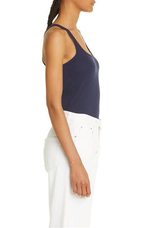 Totême Scoop Neck Rib Tank Reversible