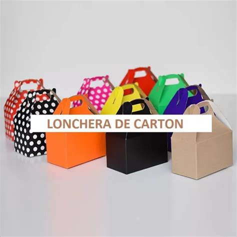 Caja Lunch Box Varios Diseños Lonchera De Carton 10 Piezas en venta en