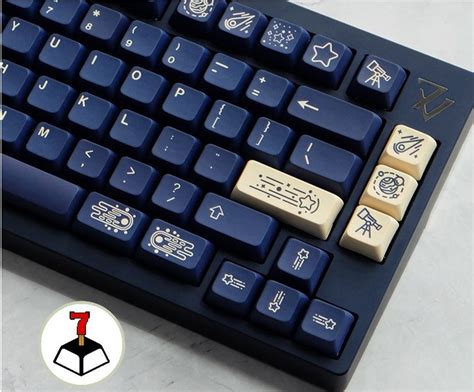 Lotus Ink Flower Theme Spanish German French Japanese Keycaps ISO