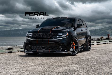 2015 2021 Jeep Grand Cherokee Carbon Fiber Side Skirts Srt Trackhawk Feral Industries