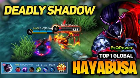 Hayabusa Best Build Hayabusa Top Global Gameplay Byesqpower