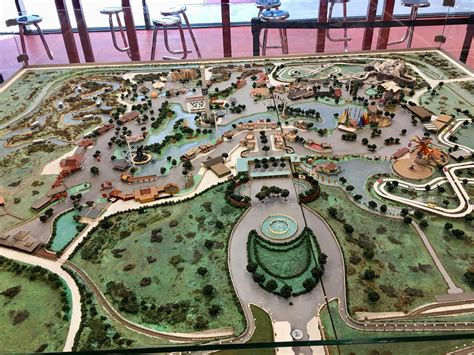 Model of original AstroWorld Park at Downtown Houston Public Library ...