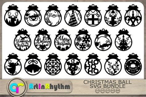 Christmas Balls Svg Baubles Svg Christmas Ornaments Svg