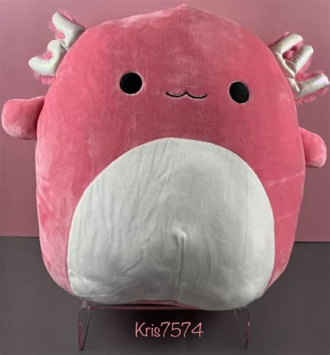 Squishmallows Kellytoy Archie Pink Axolotl Plush Doll Toy New W