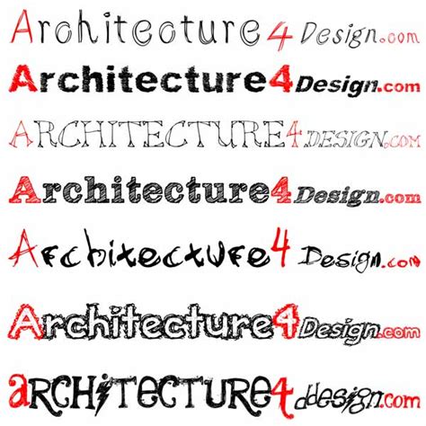 sketch fonts for architectural lettering