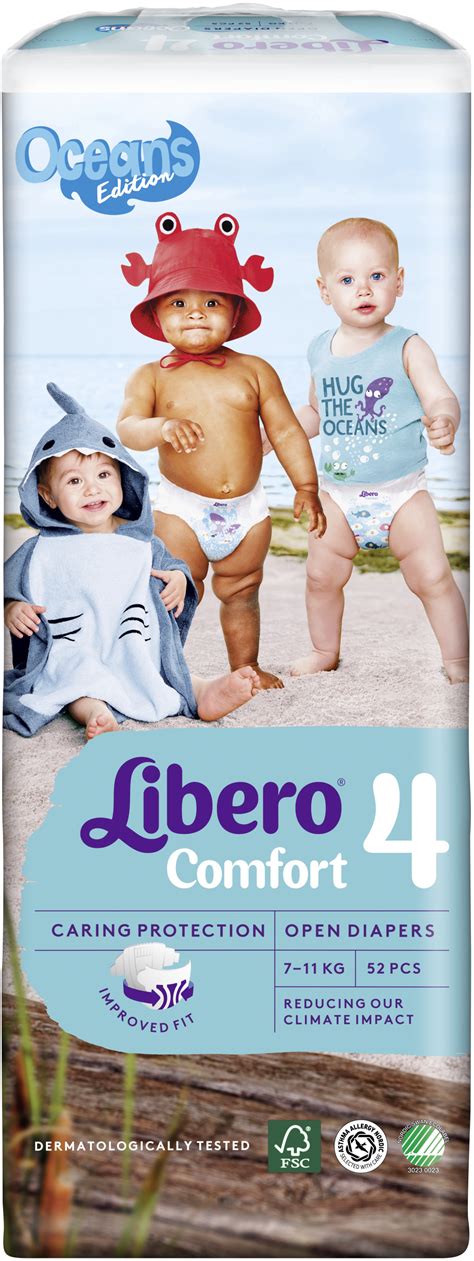 Libero Comfort 4 Åbne Bleer 7 11 kg 52 stk BLEER VIN MED MERE DK