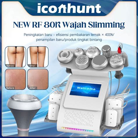 Jual 80K 6 In 1 Cavitation Radio Alat Rf Wajah Frequency Lipo Laser