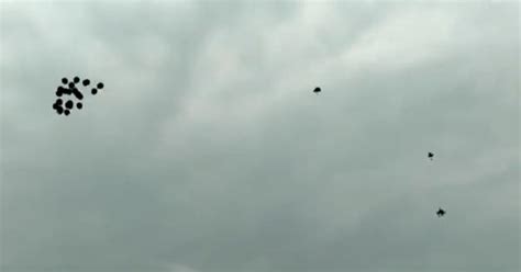 Caught On Camera Black Balloons Released Near Pm Modis Helicopter