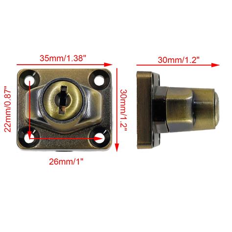 Snapklik Kyuionty Pcs Keyed Hasp Locks Inch Twist Knob Keyed