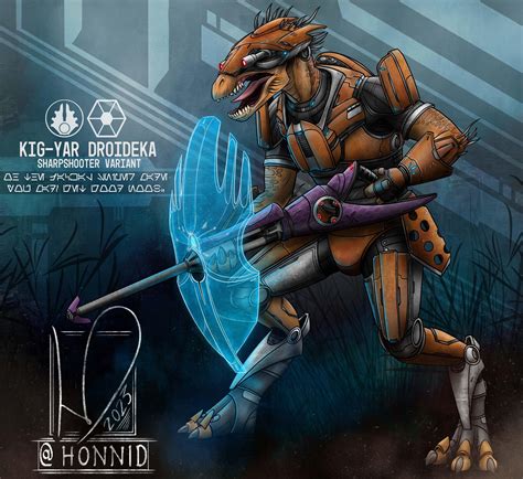 Kig Yar Droideka Sniper By Honnid Honni David Star Wars X Halo