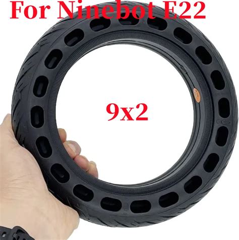 9 Inch Solid Honeycomb Tire 92 Tire Compatible For Ninebot E22 Electric Scooter 9x2 Solid