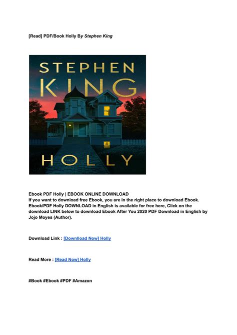 Download Pdf Holly By Stephen Kingpdf Docdroid