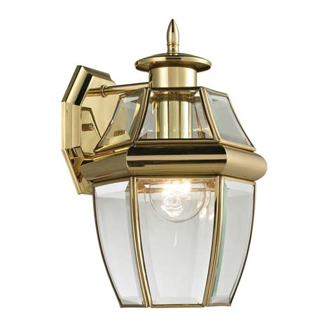 Westmore Lighting Keswick 12 In H Antique Brass Medium Base E 26 Outdoor Wall Light At