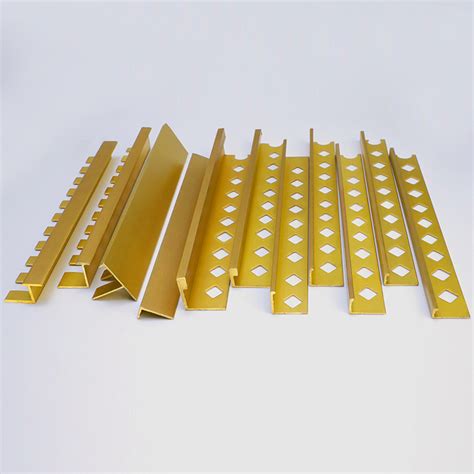 Custom Wholesale Metal Ceramic Tile Edge Trim Brass China Tile Edge Trim Brass And Bronze Trim