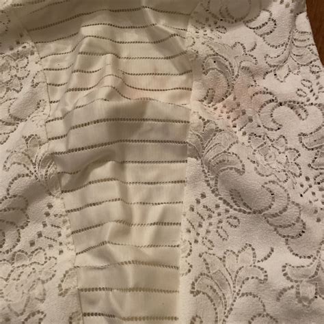 Vintage Lejaby Teddy Bodysuit Lingerie Ivory 34E Gem