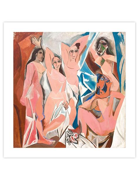 Les Demoiselles D Avignon Pablo Picasso Picasso Art Canvas Art Painting