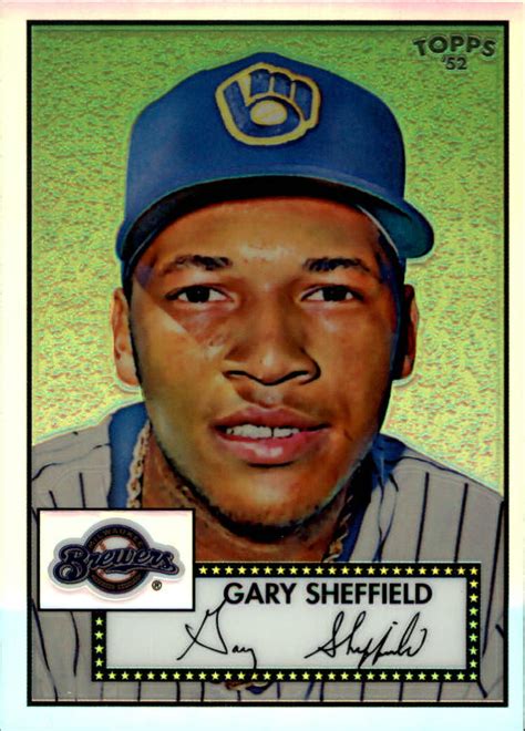 2007 Topps 52 Debut Flashbacks Chrome Refractors DFC5 Gary Sheffield NM