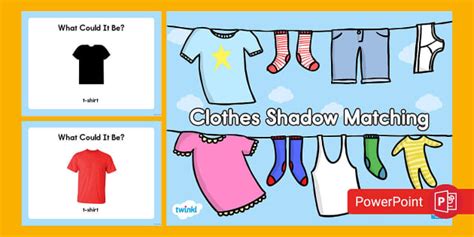 Clothes Shadow Matching Powerpoint Lehrer Gemacht Twinkl