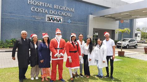 IBDAH Hospital Regional Costa Do Cacau Celebra Natal Visita Do