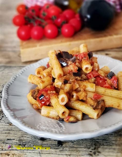 Pasta Cremosa Di Melanzane E Pomodorini La Cucina Di Marge