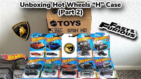 Unboxing Hot Wheels Case H Part 2 YouTube