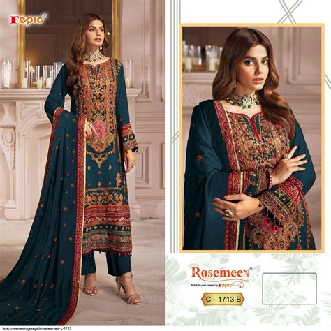 Fepic Rosemeen Georgette Salwar Suit C