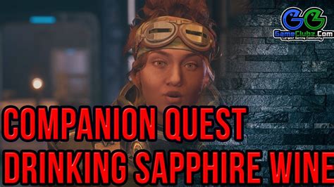 The Outer Worlds Drinking Sapphire Wine Walkthrough Companion Quest