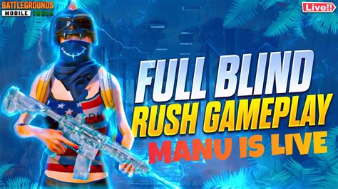 FULL BLIND RUSH GAMEPLAY BGMI LIVE WITH TEAMCODES AND RANDOMS Bgmi