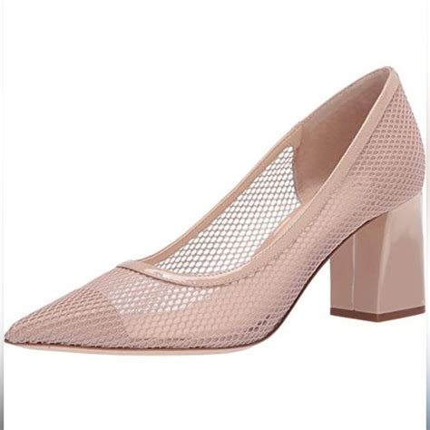 Marc Fisher Shoes Marc Fisher Zesty Nude Mesh Heels Sz 55 Poshmark
