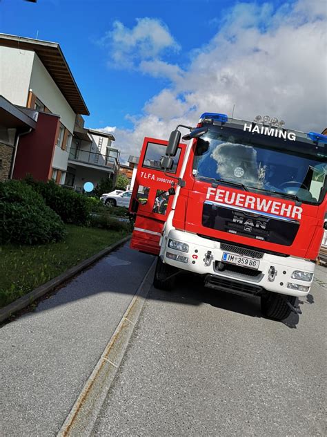 Brandmeldealarm Feuerwehr Haiming