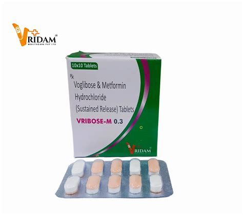 Voglibose 0 3mg Metformin 500mg SR Tablet At Rs 119 Box In Nashik