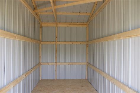 14x42 Horse Loafing Shed Barn 3 Stalls Tack Room Projective