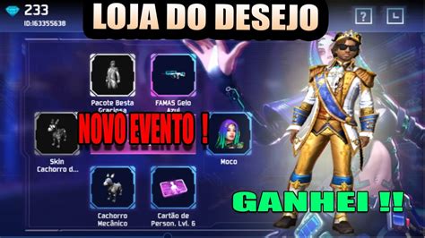 Novo Evento Loja Do Desejo Como Funciona Skin Gratis Free