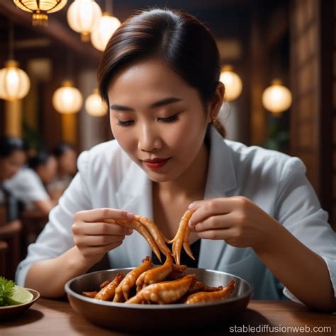 Chicken Feet Cuisine Preference Stable Diffusion Online