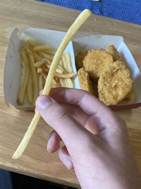 A long French fry I got from McDonald’s : r/mildlyinteresting