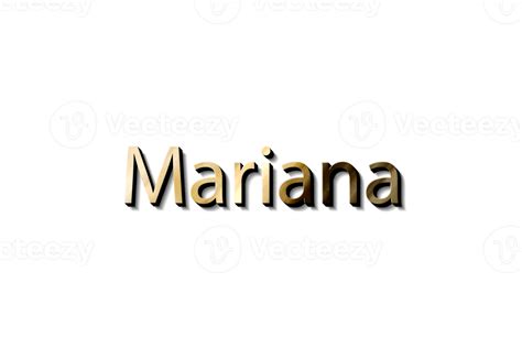 Mariana Name 3d 15733032 Png