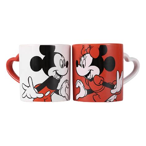 250mL Disney Mickey Minnie Maus Cartoon Wasser Tasse Keramik Liebe Paar