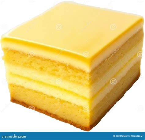 The Most Attractive Good Taste Custard Cake Stock Image Illustration Of Custard Meal 283313593