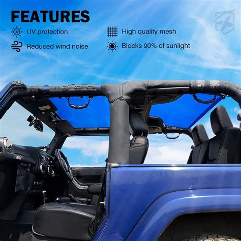 Xprite Parasoles Compatibles Con Jeep Wrangler Jk Jku