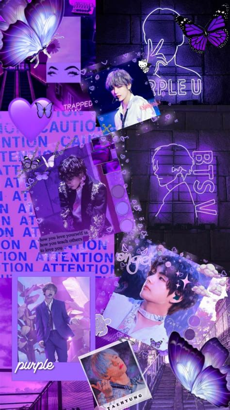 Wallpaper Bts Purple Aesthetic Images Myweb