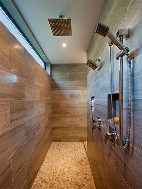 16 Beautiful Bathrooms With Double Shower For Extra Pleasure