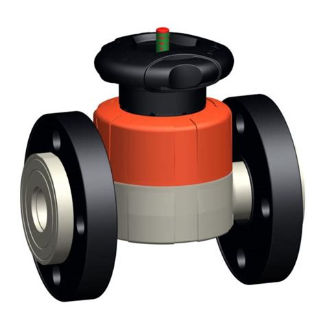 PPROGEF PP H Diaphragm Valve Backing Flange Ends EPDM Metric GF