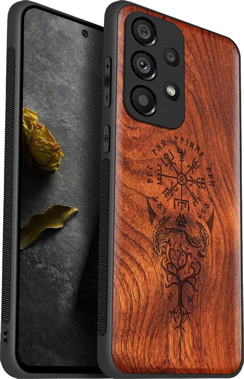 Amazon Carveit Wood Case For Samsung Galaxy A53 5G Case Natural