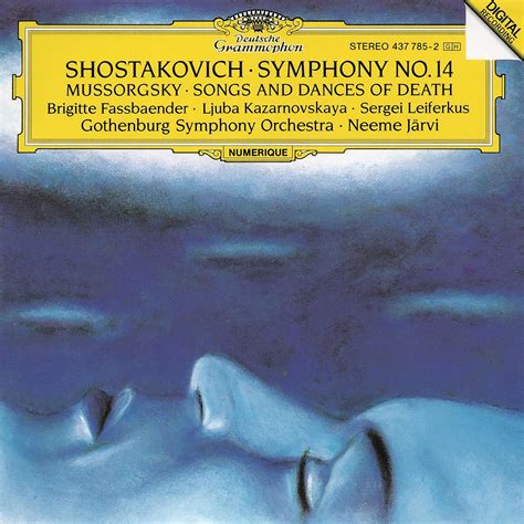 Shostakovich Symphony 14 Schostakowitsch Mussorgsky Järvi Neeme Gso